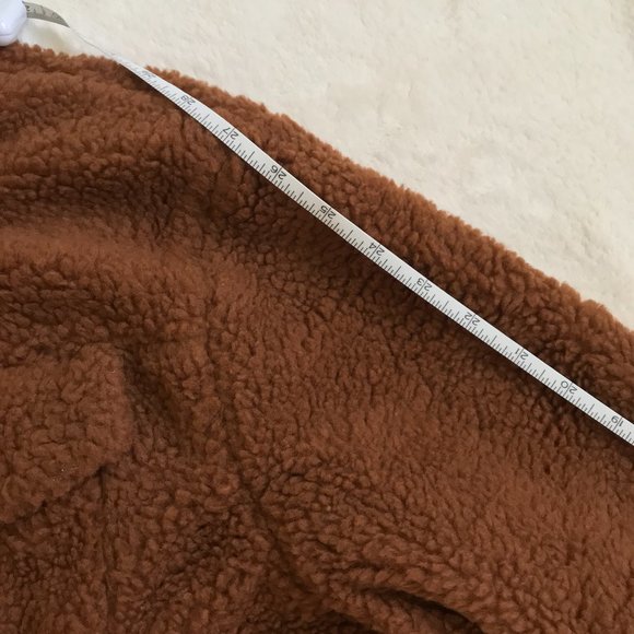 NWT Chocolate Fleece Teddy Jacket Sz XXL - Picture 6 of 7